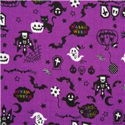 Tumbling Halloween Black Cat Skull Ghost Pumpkin