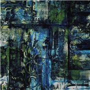Abstract Paint Blue Green Swimwear