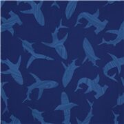 Silhouettes De Requins Tourbillon Bleu