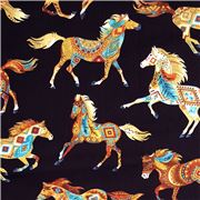 Painted Southwest Running Mustang Horses