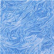 Shimmer Metallic Blue Marbled