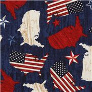 tessuto blu scuro Stati Uniti d'America