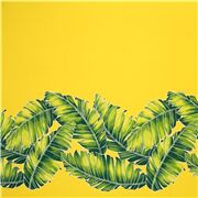 Vivid Green Banana Leaf
