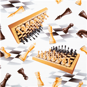 Tumbling Chess Boards Game Pieces