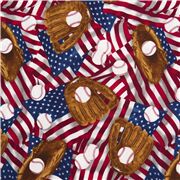 Patriotic American Flag Baseball Glove