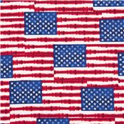 USA Patriotic Vibes Tie Dye Stacked Flag
