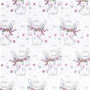 Cute Rabbits Flower Garland