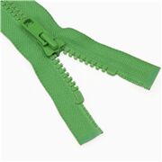 Fermeture &eacute;clair YKK 39 cm verte, grosse, s&eacute;parable en plastique