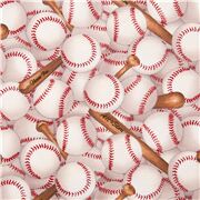 Sports Baseball Red White Balls Bats Athlete