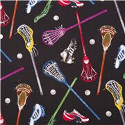 Sports Colorful Lacrosse Sticks Shoes Balls