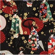 Maiko Geishe Metalliche Kimono Parasol