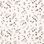 Faded Music Notes Jazz Symbols