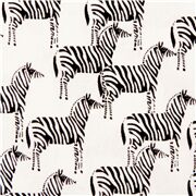 Staggered Diagonal Zebra Stamped