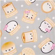 Tumbling Smiling Kawaii Dumplings Polkadots