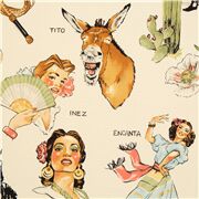 Folklorico Dancing Women Cowboys Cactus