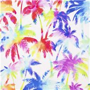 Ocean Breeze Colorful Palm Trees Tie Dye