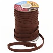 Schr&auml;gband Doppelfalz 12 Mm/0,5'' - Braun