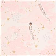 Magic Mermaid Narwhal Gold Embellishment