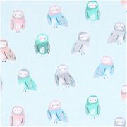 Cute Pastel Painted Little Owl Bird