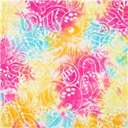 Batik Tie Dye Octopus Rainbow Pacific