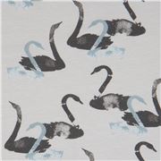 Groupes De Cygnes Estamp&eacute;s S’&Eacute;tirant