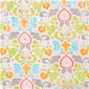 Paisley Retro Floral Colourful Damask