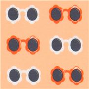 Coole Pfirsichblume Retro-Sonnenbrille Dehnung