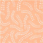 Field Day Peach Wavy Shapes Bunting Stretch