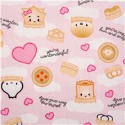 Cute Kawaii Tumbling Dim Sum Buns Hearts
