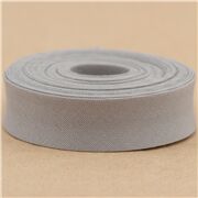 Biais Pli Simple Polyester 1,2 Cm/0,5'' Gris