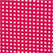 Red White Checkered Grid Squares