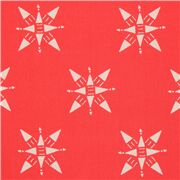 Red with White Star Pattern
