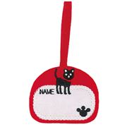 Cat Paw Print Name Tag Iron-on Transfer 1 piece
