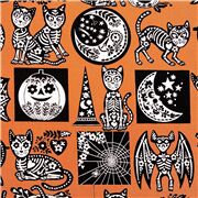 Silhouette Halloween Stamps Skeleton Cats Pumpkin Moon