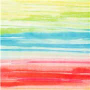tessuto tie dye bamb&ugrave; batik cotone strisce rosse gialle verdi blu