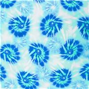 Batik Tie Dye round Swirl Circles
