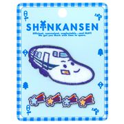 train shooting star decoration iron-on transfer patches 2 pieces
