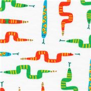 Off the Trail Sidewalk Cute Cartoon Snakes Stretch
