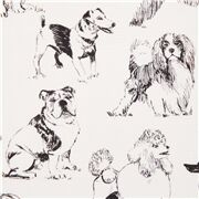 tessuto bianco cani barboncini golden retriever