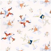 Snow Angels Forest Creatures Vintage Fox Deer