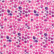 Watercolor Mottled Pink Purple Pebbles
