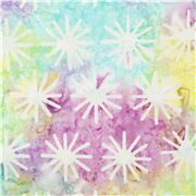 tessuto supernove bianche tie dye multicolore sarong stile batik cotone