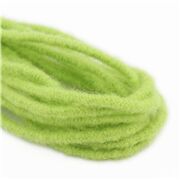 Cord&oacute;n El&aacute;stico De Lana Verde Lima 1m
