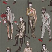 Brawn with Brains Handsome Zombie Pin up Men