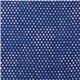 Blauer Baumwollstoff wei�e Sterne fl�chendeckend 1