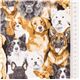 Realistische Hunde dicht an dicht – Haustier-Ausdr�cke und -Posen 2