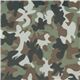 Tissu minky extra-large motif camouflage vert 1