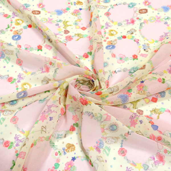 22. Jubil�um Charm-Armband Kreisrahmen Chiffon 2