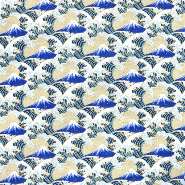 Great Wave Metallic Mt Fuji 4