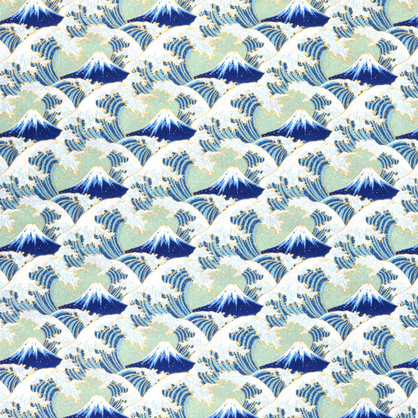 Great Wave Metallic Mt Fuji 4